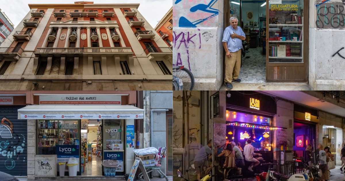 Edifici antichi, negozi storici, locali per immigrati, movida serale: � il variegato mondo di via Abbrescia